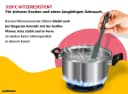 endusor Silikon Spatel Set 4-teilig Schwarz mit Metallkern Bild 5