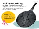 endusor Crêpepfanne Pancake Pfanne 26cm mit Smiley Motiven Aluminiumguss Bild 4