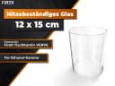 FIRELL Ersatzglas 12x15 cm transparent für Tischkamin VERVE Bild 1
