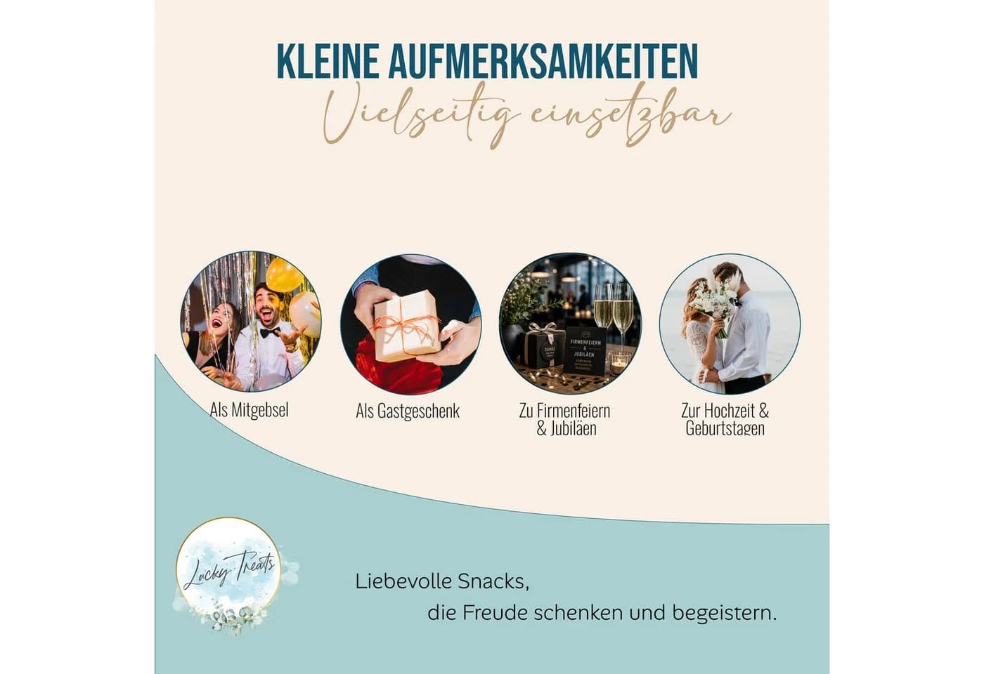 Logbuch-Verlag Dekofigur Fruchtgummi-Päckchen Weiß Matt mit Eukalyptus - Bild 4