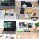 GiglioCollection Schreibtisch Organizer mit Whiteboard Glas Bild 4