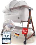KUNU Beistellbett Beige/Weiß Modernes Design Bild 2
