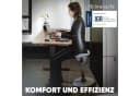 Steinlife Arbeitshocker Grau Ergonomisch Höhenverstellbar Bild 4