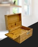 Starhome Schatzkiste Bambus Aufbewahrungsbox mit Zahlenschloss Beige Bild 4