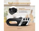 COFI 1453 Messerschärfer 4-in-1 Schwarz Silber Ergonomischer Griff Bild 4