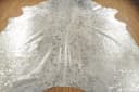KUHFELL & NOMAD Fellteppich Hellgrau Silber Metallic XL Bild 4