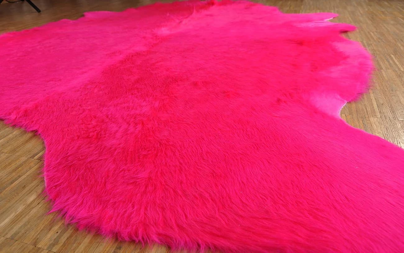 KUHFELL online & NOMAD Fellteppich Pink - Bild 4