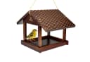 BIRDSOUL Vogelhaus Nordic Dunkelbraun mit Rain-Safe Bodenplatte Bild 2