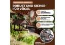 BIRDSOUL Vogelhaus Nordic Dunkelbraun mit Rain-Safe Bodenplatte Bild 5
