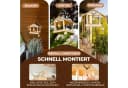 BIRDSOUL Vogelhaus Forest Braun Wasserableitendes Design Bild 4
