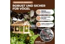 BIRDSOUL Vogelhaus Forest Braun Wasserableitendes Design Bild 5