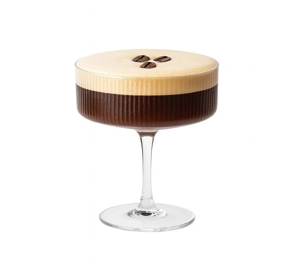 DAL CERO Cocktailglas 2-tlg. Transparent Geripptes Design - Bild 5