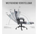 PixelPilot Gaming Chair Nebula Atmungsaktiver Stoff Ergonomisches Design Bild 4