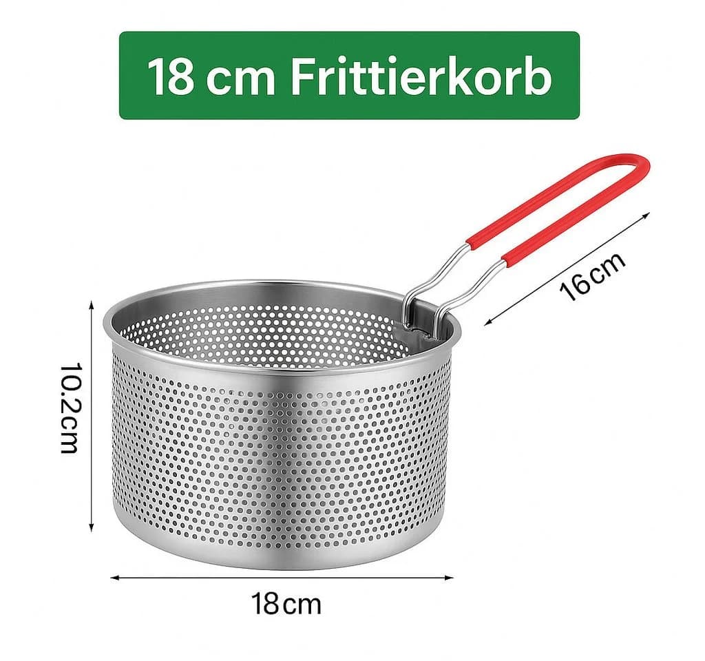 Little Lorien Küchensieb Edelstahl mit abnehmbarem Griff
