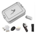 Little Lorien Lunchbox Brotdose Edelstahl 1200ml 2 Fächer Besteck Set Bild 2