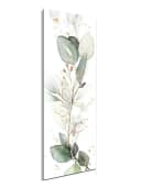 artissimo Glasbild Eukalyptus Aquarell Grün Gold 30x80 cm Bild 3