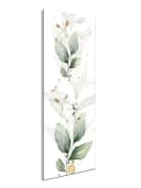 artissimo Glasbild 30x80cm Aquarell-Malerei Eukalyptus Mint-Grün Gold Bild 3