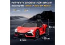 LALAHO Elektro-Kinderauto Lamborghini Revuelto 12V Rot Bild 1