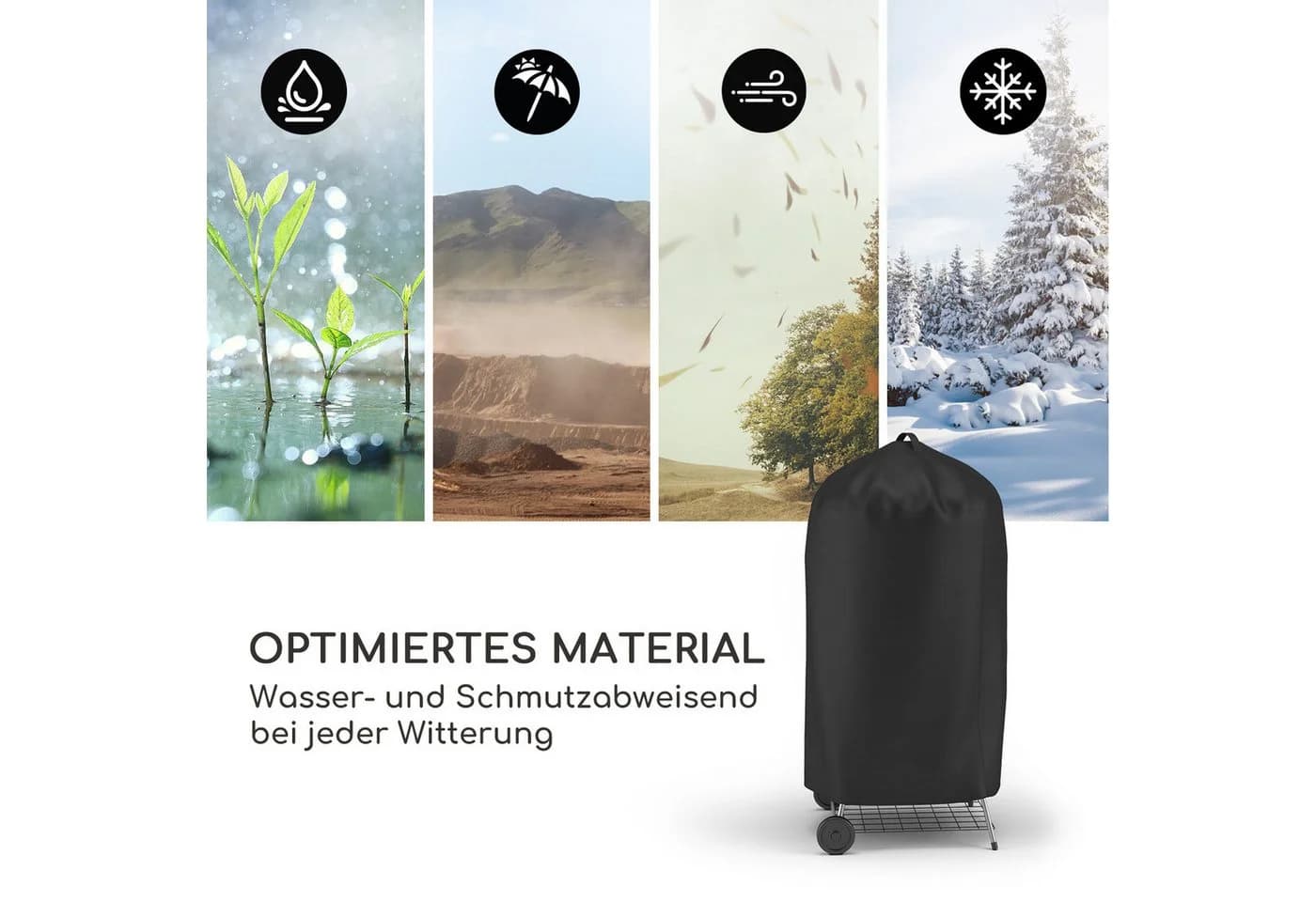 blumfeldt Gartenmöbel-Schutzhülle Grillguard - Schutzhülle für Kugelgrills - Bild 4