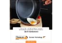 divory Bratpfanne mit abnehmbarem Griff Induktion Aluminium Schwarz Bild 1
