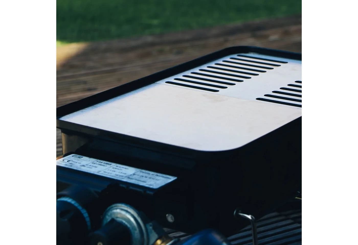 Grillrost.com BBQ Grillplatte Go-Anywhere Edelstahl Silber
