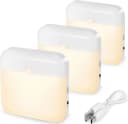 Athlix LED Nachtlicht 3er Pack Bewegungsmelder Warmweiß Bild 2