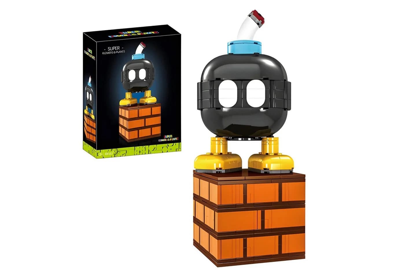 Athlix Klemmbausteine Mario Piranha-Pflanze 538 Teile Bunt - Bild 2