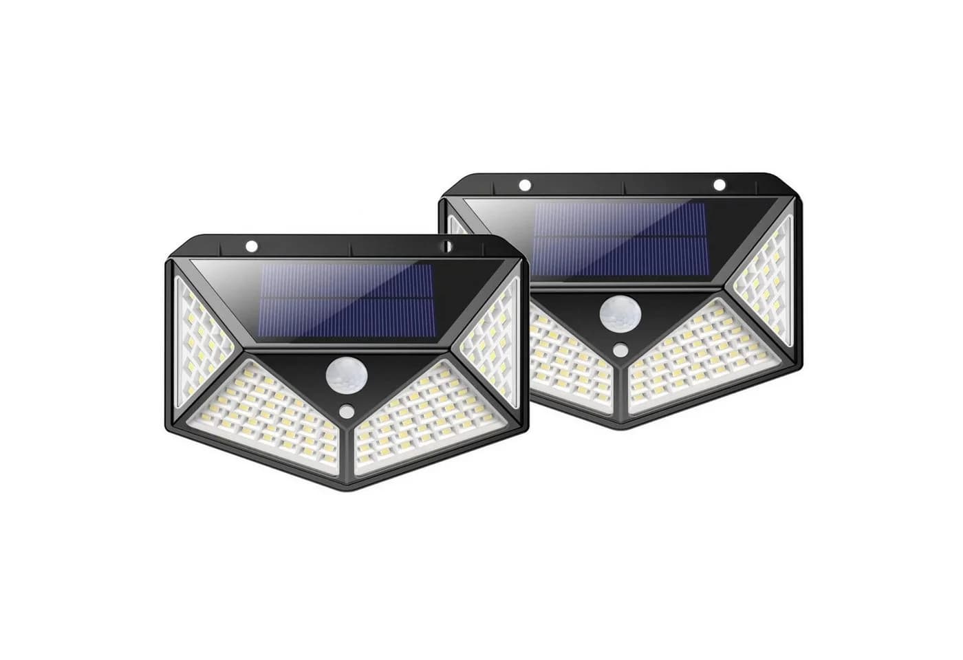 Athlix LED Solarleuchte 100 LEDs Außen mit Bewegungsmelder IP65 - Bild 2