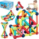 Athlix 84 Magnetische Bausteine Bunt STEM Lernspielzeug Kinder Bild 2
