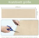 Athlix Selbstklebende Kratzmatte für Sofa & Wand 200x40 cm Bild 1