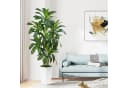 Athlix Kunstpflanze Dracaena 123cm mit Übertopf Grün Bild 1