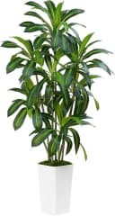 Athlix Kunstpflanze Dracaena 123cm mit Übertopf Grün Bild 2