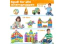 Athlix Magnetische Bausteine Bunt 3D STEM Lernspielzeug Bild 1