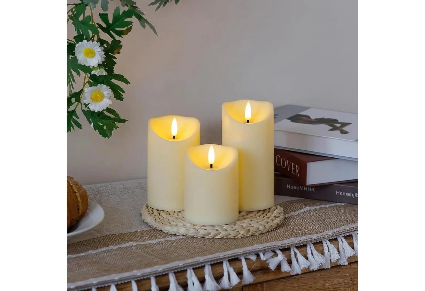Athlix LED-Kerzen 10er Set mit Fernbedienung & Timer