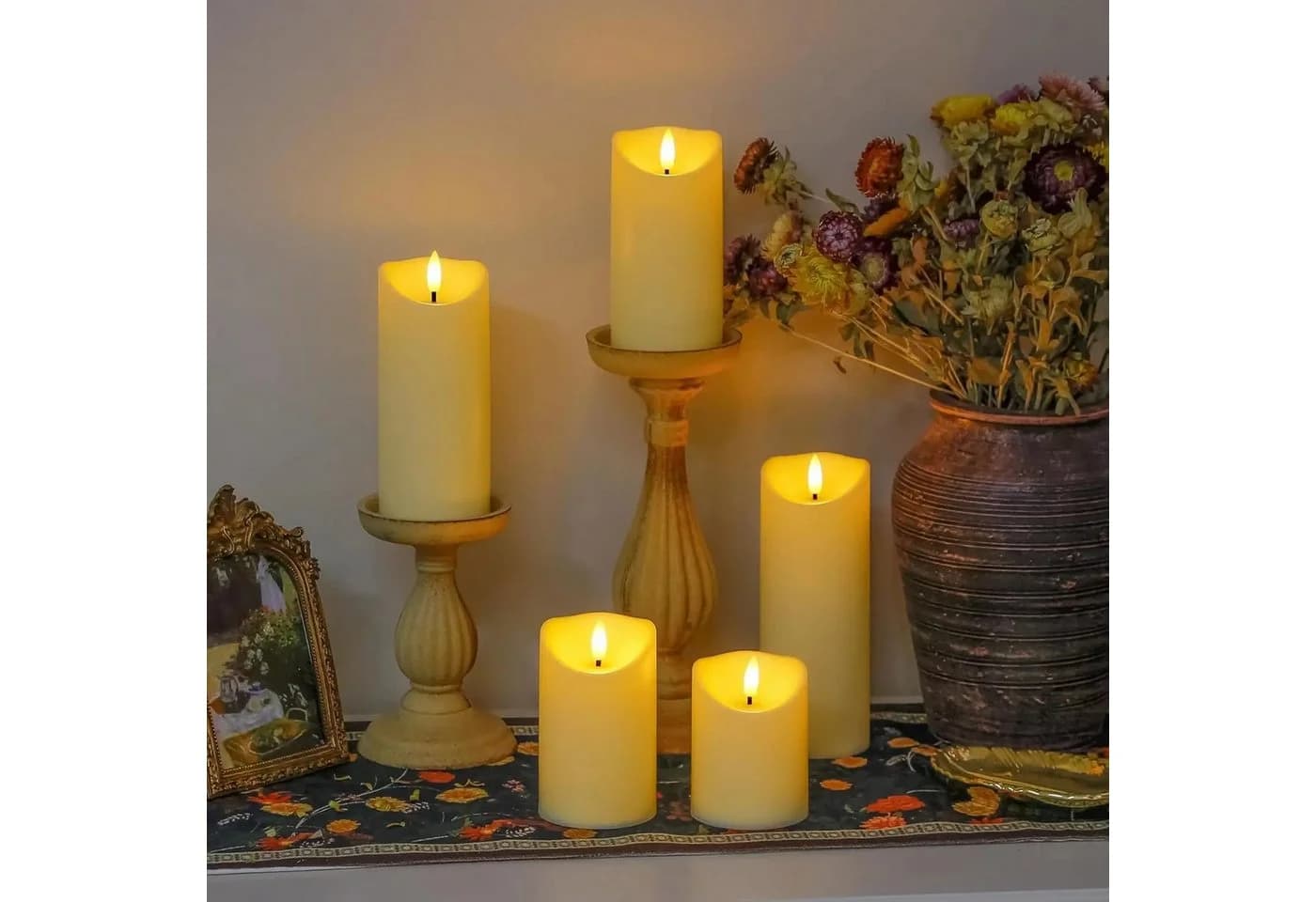 Athlix LED-Kerzen 10er Set mit Fernbedienung & Timer - Bild 3