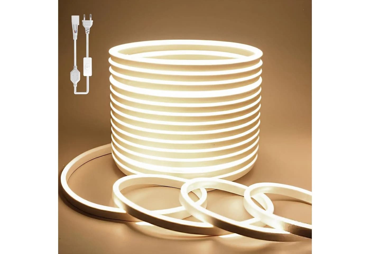 Athlix Neon LED-Streifen Weiß IP65 Wasserdicht 120 LEDs/m Zuschneidbar - Bild 2