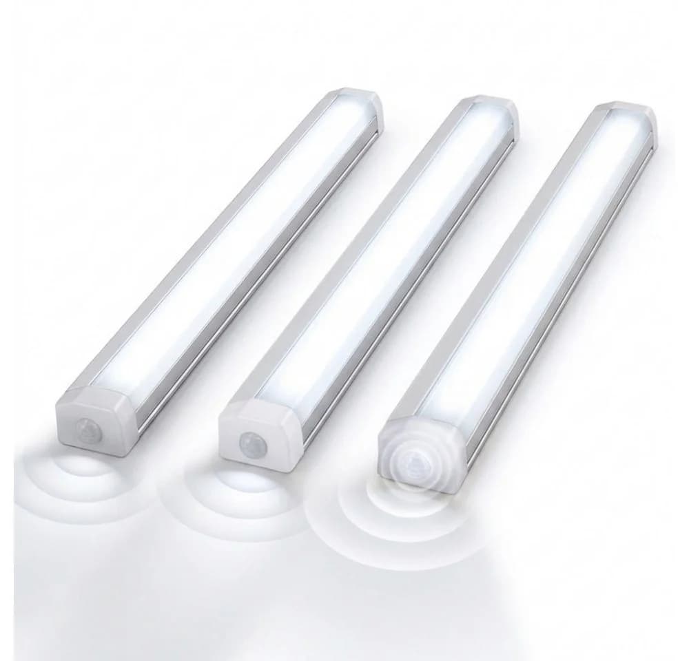 Athlix Kabellose LED-Schrankleuchte mit Bewegungssensor, USB-C, Weiß - Bild 2