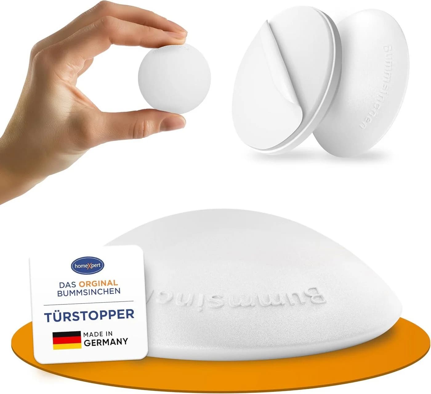 homeXpert Wandtürstopper Türpuffer BUMMSINCHEN 10-er Pack - Bild 2