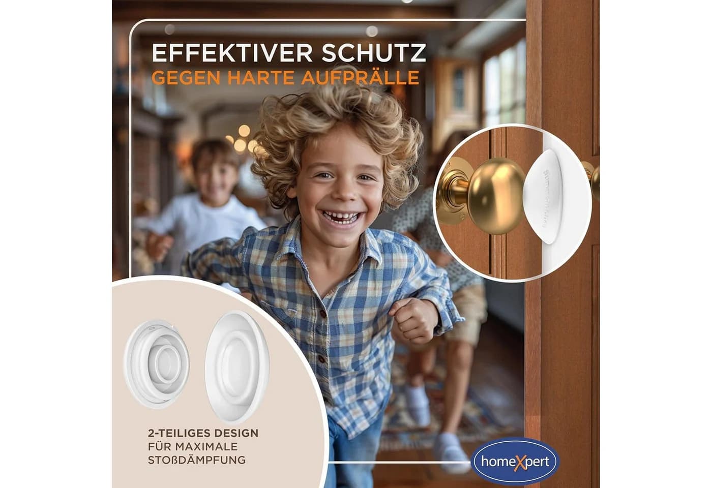 homeXpert Wandtürstopper Türpuffer BUMMSINCHEN 10-er Pack - Bild 4