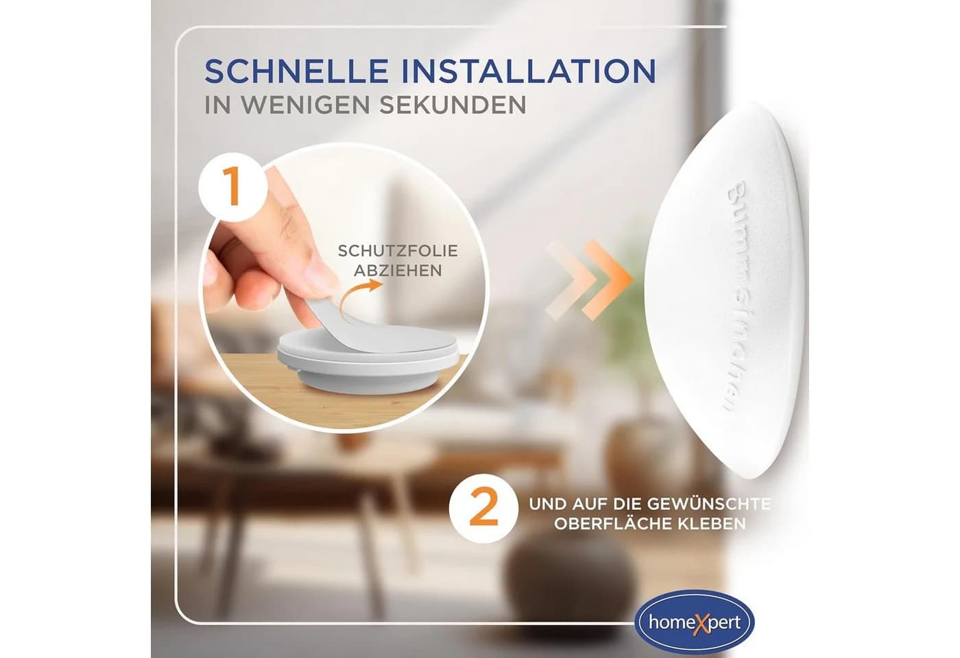 homeXpert Wandtürstopper Türpuffer BUMMSINCHEN 10-er Pack - Bild 5