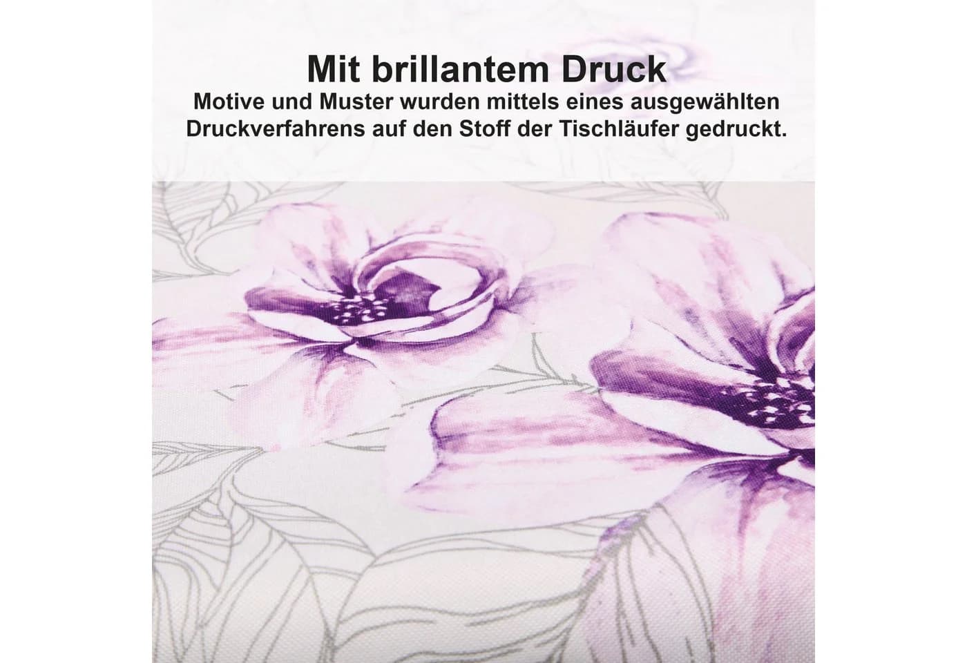 Bestlivings Tischdecke 100% Polyester 160x40 cm