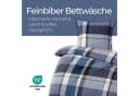 Bestlivings Feinbiber Bettwäsche Set Winter Mischgewebe 2 teilig 135x200/80x80cm 65% Baumwolle 35% Polyester atmungsaktiv extra warm Bild 5
