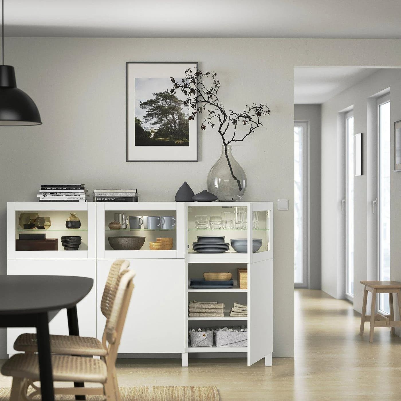 IKEA BESTÅ Aufbewahrung mit Türen Weiß