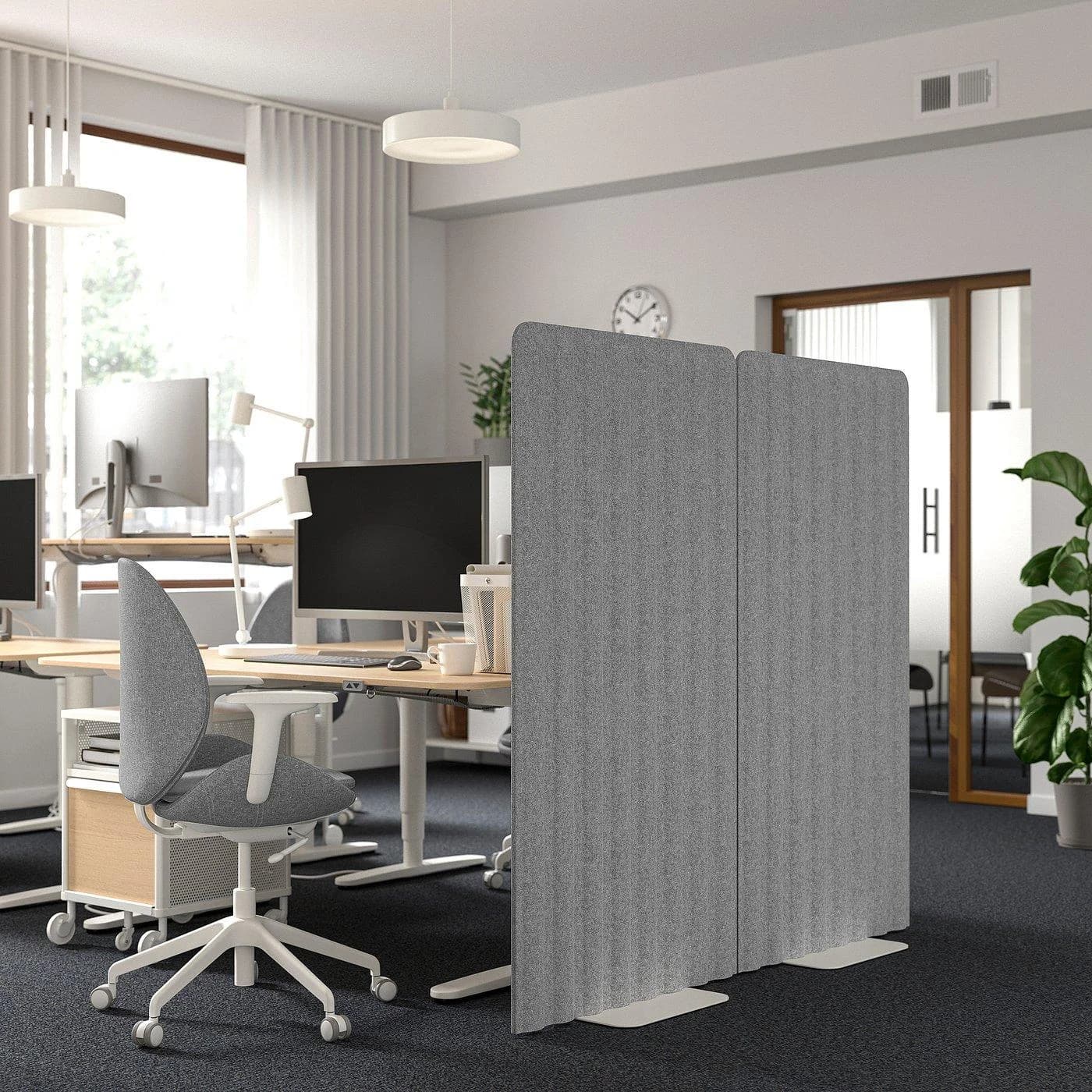 IKEA EILIF Stütze für Abschirmung Weiß