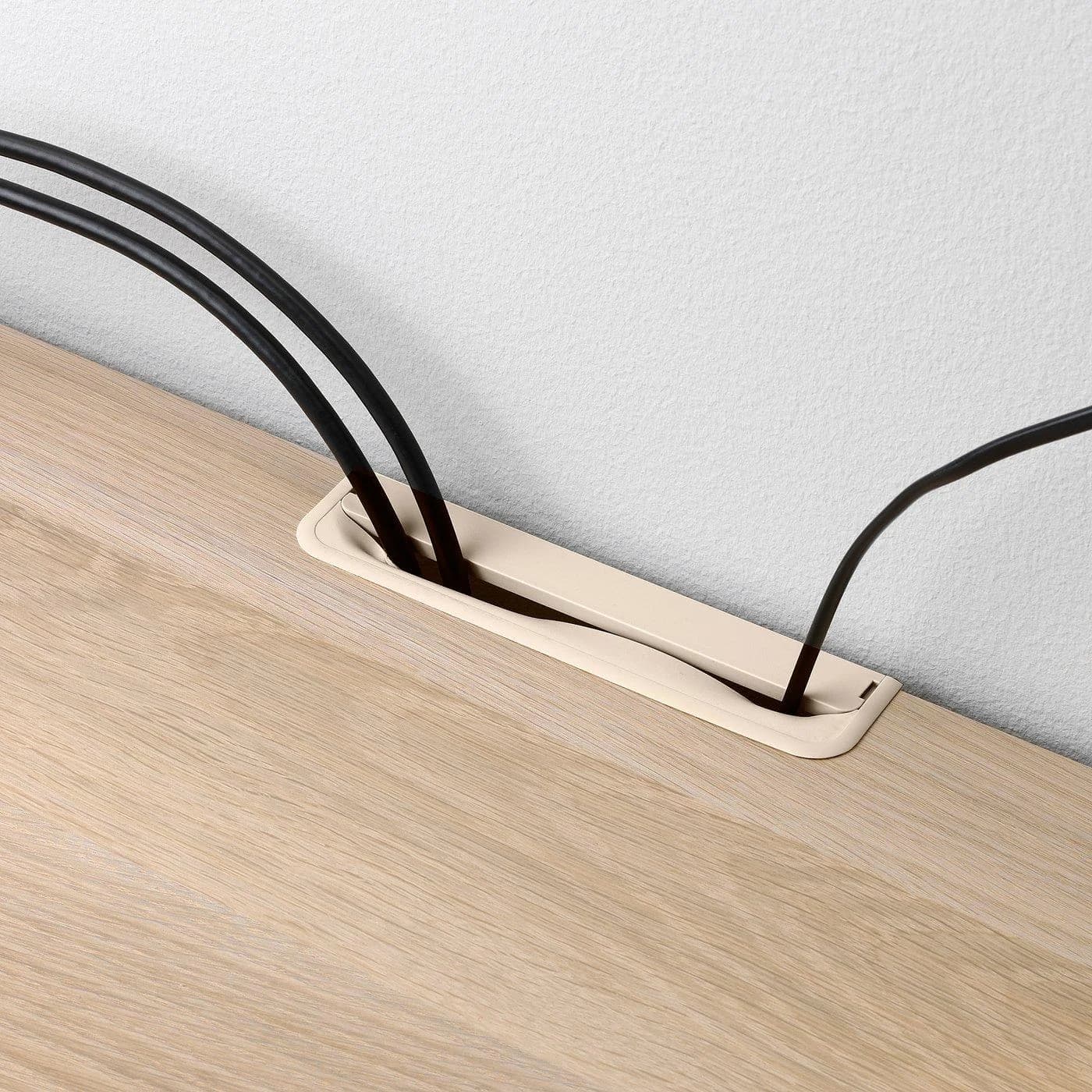 IKEA BESTÅ TV-Bank weiß lasierter Eicheneffekt