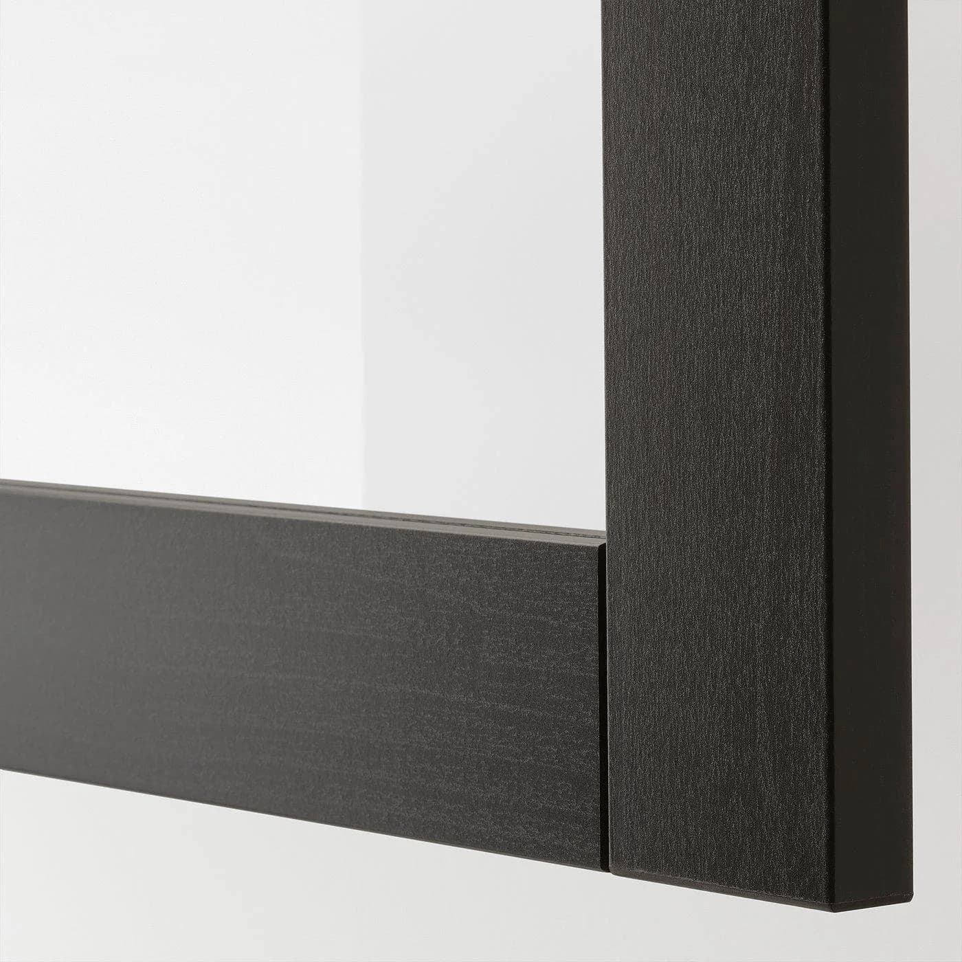 IKEA BESTÅ Schrankkombination für Wandmontage Dunkelbraun