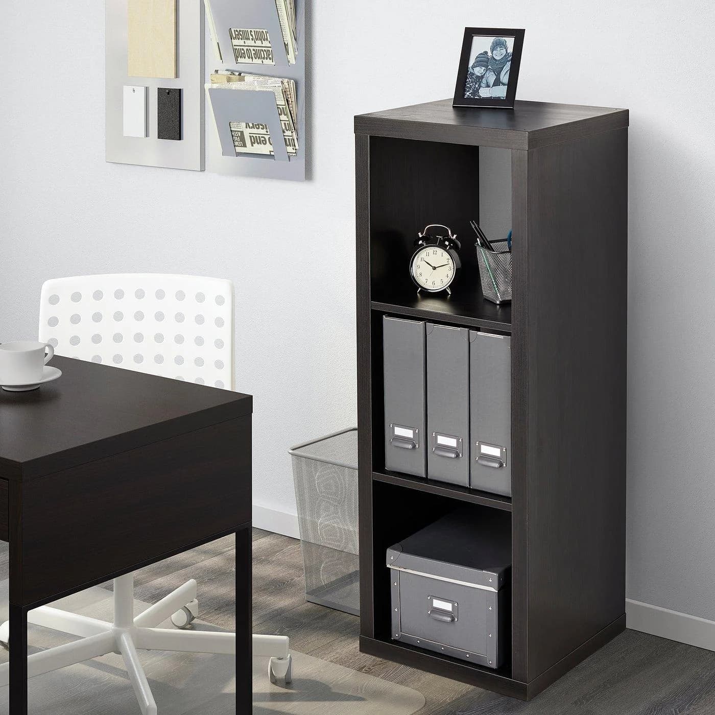 IKEA KALLAX Regal Dunkelbraun