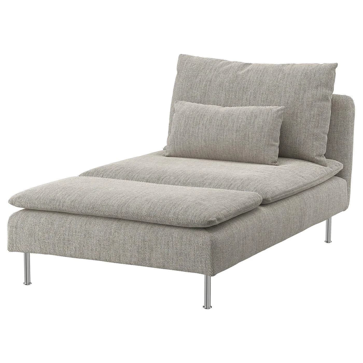 IKEA SÖDERHAMN Bezug für Récamiere Beige Braun