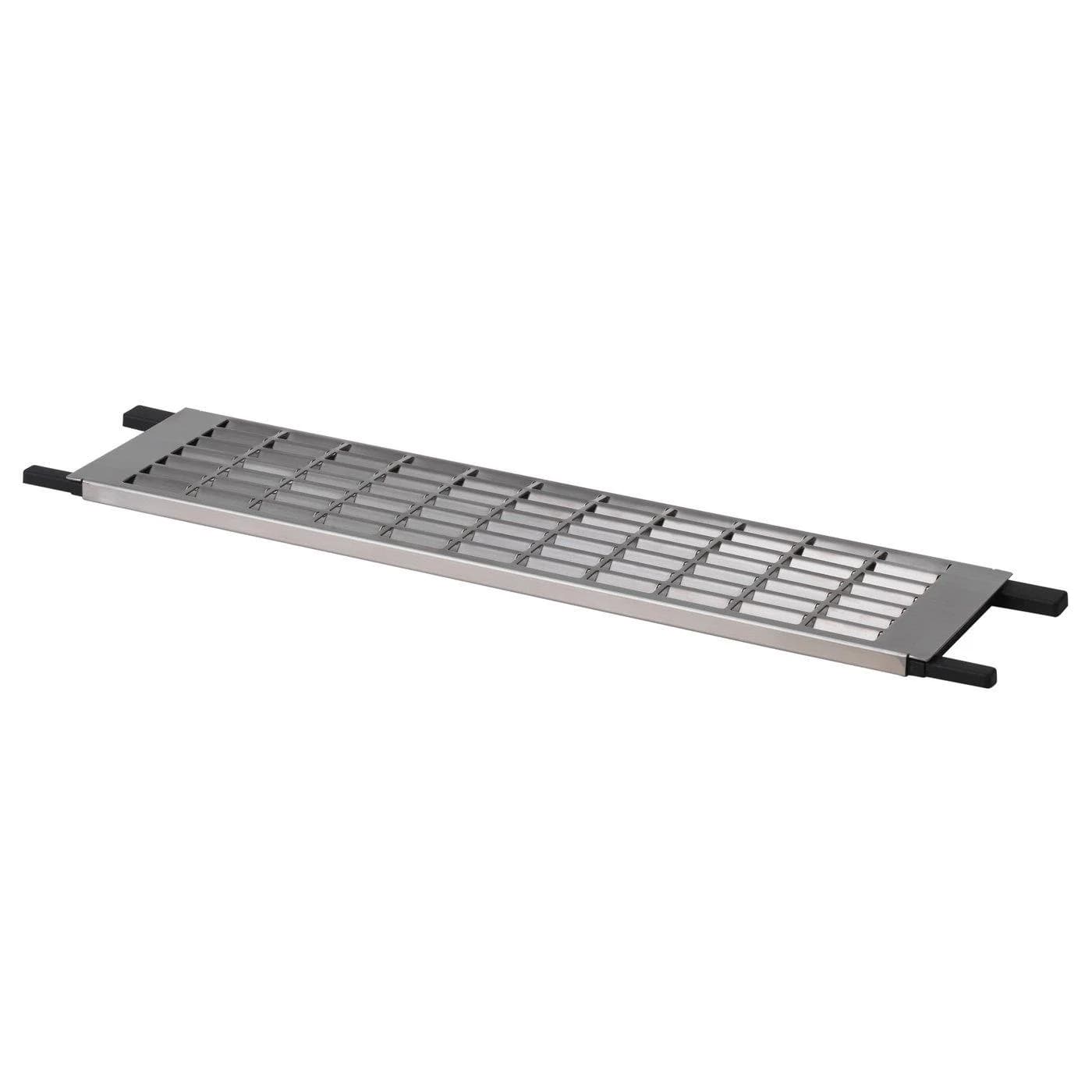 IKEA MAKRILLA Sockel, belüftet, Edelstahl, Grau