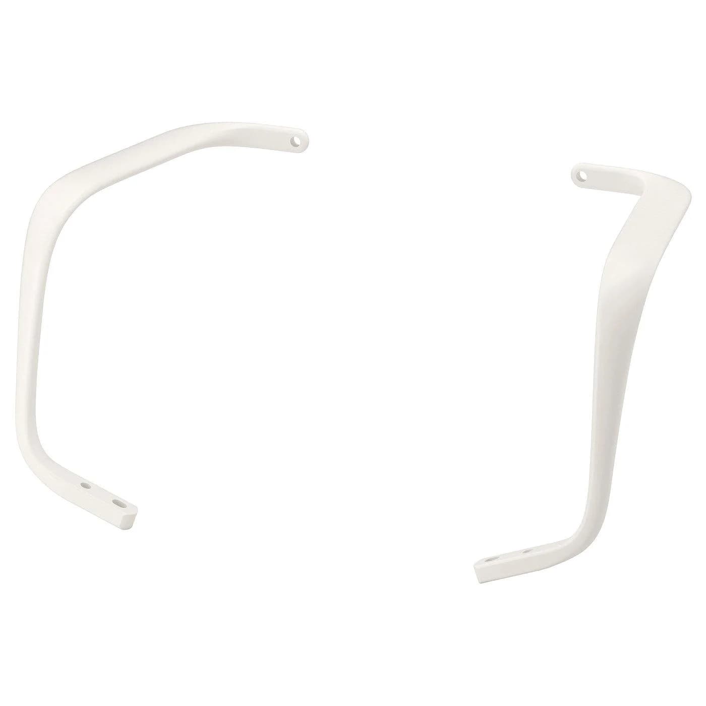 IKEA LÅNGFJÄLL Armlehnenpaar Weiß